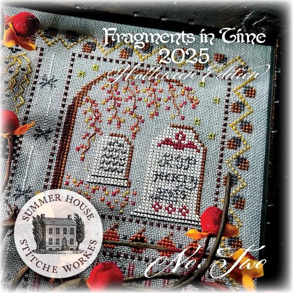 SUMMER HOUSE STITCHE Workes "Fragments in Time 2025 Halloween Edition No. Two"  Cross Stitch Pattern  Chart, Pattern Only