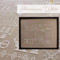 OCTOBER HOUSE "Americana White" Counted Cross Stitch Pattern, Nashville Needlework Market 2025, Pattern Only