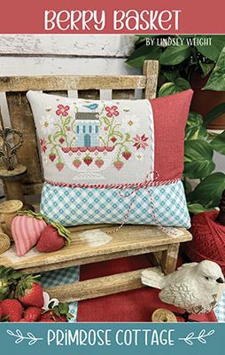 PRIMROSE COTTAGE STITCHES "Berry Basket" Counted Cross Stitch Pattern, Chart, Pattern Only