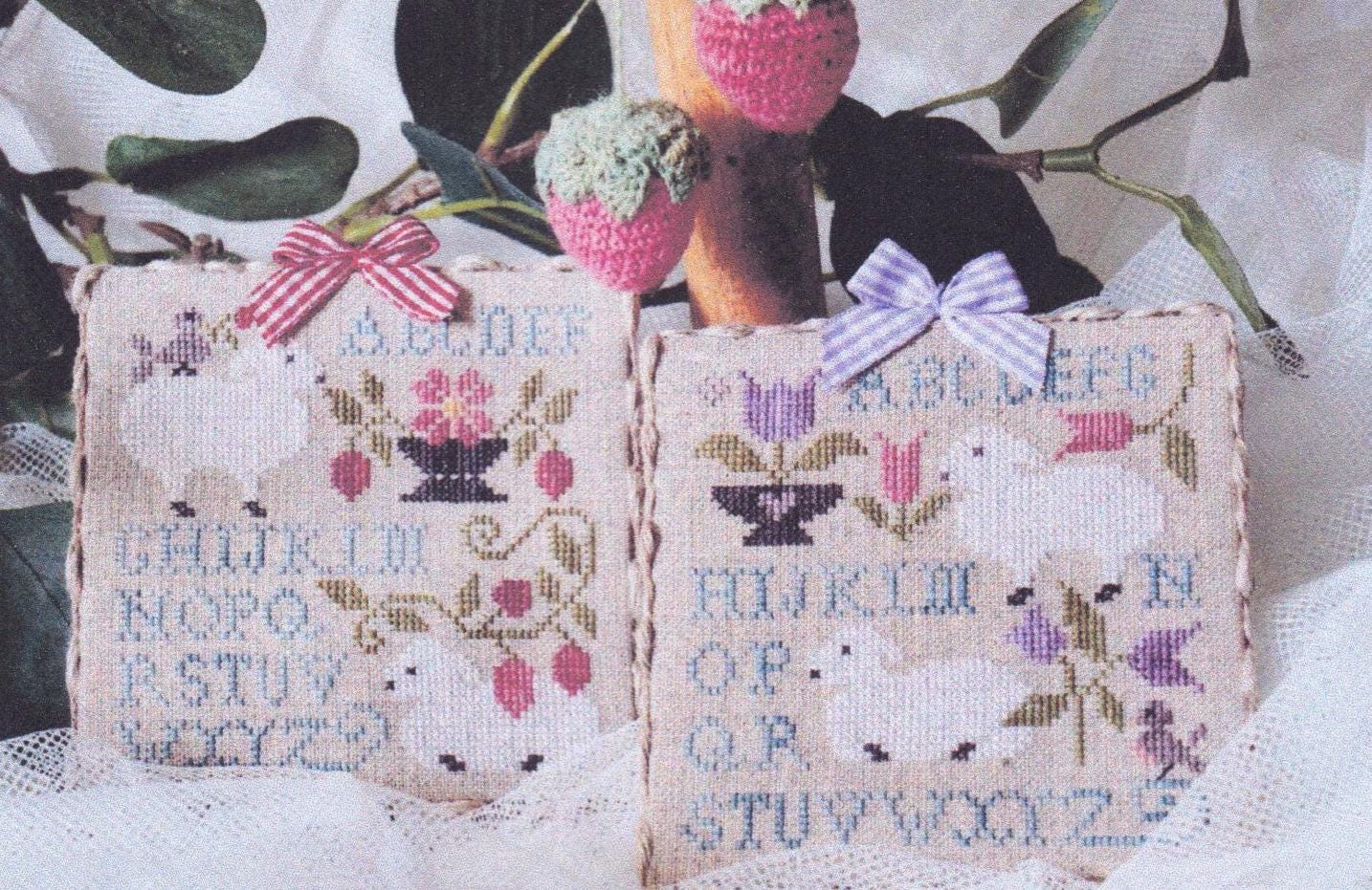 TRALALA "Dans Ma Prairie Printemps Ete" (In my Meadow Spring/Summer), Counted Cross Stitch Pattern, Sheep, Primitive Decor, Pattern Only