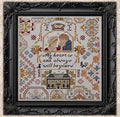 TWIN PEAK PRIMITIVES "Sense And Sensibility Quaker" Counted Cross Stitch Pattern, Sampler, Pattern Only