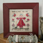 THE WISHING THORN "Elizabeth Whitworth Sampler 1846"  Counted Cross Stitch Pattern  Pattern Only