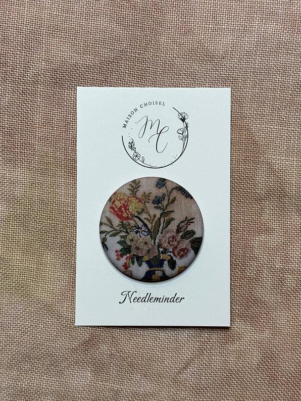 MAISON CHOISEL -Lady's Companion - Noeli Corbineau - Reflets de Soie - Tin Box, Floss Drops, Needle Minder, and Small Round Tin Box