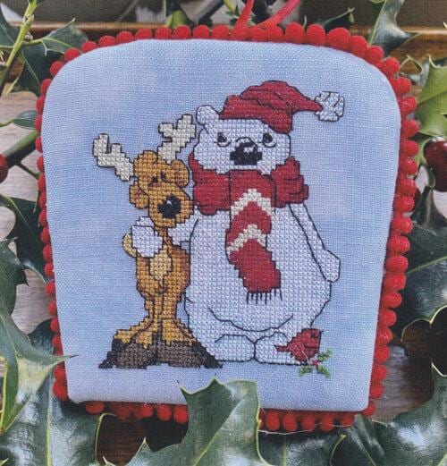 KESLYNS "Winter Buds" Counted Cross Stitch Pattern, Chart, Pattern Only