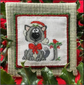 KESLYNS "Percy's Christmas" Counted Cross Stitch Pattern, Chart, Pattern Only