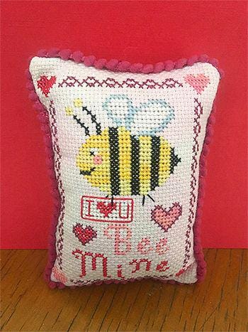 DARLING & WHIMSY DESIGNS "Bee Mine" Counted Cross Stitch Pattern, Chart, Pattern Only