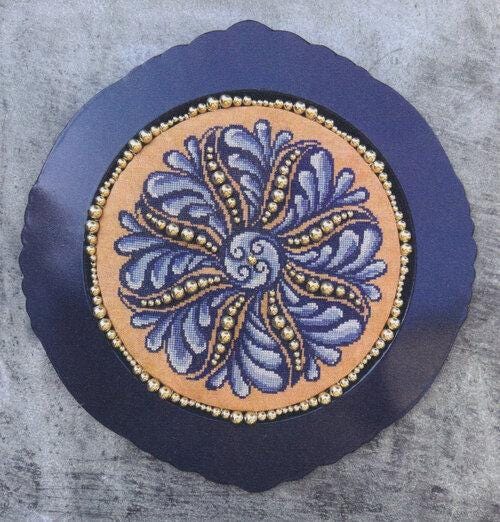 KESLYNS "Blue Zen" Counted Cross Stitch Pattern, Chart, Needlework Marketplace 2024, Pattern Only