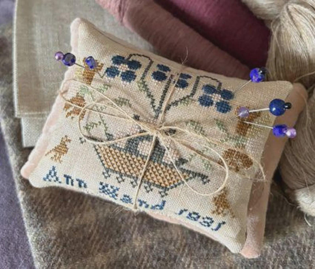 SHAKESPEARE'S PEDDLER "Ann's Violets" Counted Cross Stitch Chart, Nashville Needlework Market 2025, Pattern Only