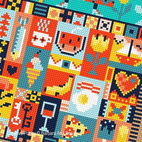 BARBARA ANA DESIGNS "Crafty Cats" Counted Cross Stitch Pattern, Chart, Pattern Only