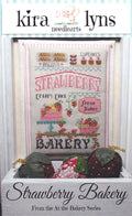 KIRALYNS NEEDLEARTS "Strawberry Bakery" Counted Cross Stitch Pattern, At The Bakery Series, Pattern Only