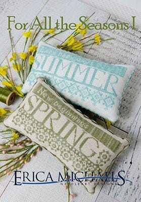 ERICA MICHAELS DESIGNS "For All Seasons I"  Counted Cross Stitch Pattern  Spring, Summer, Pattern Only