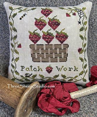 THREE SHEEP STUDIO "Patch Work" Design by Rose Clay, Counted Cross Stitch Pattern, Chart, Pattern Only