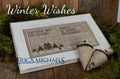 ERICA MICHAELS NEEDLEART DESiGNS "Winter Wishes"  Counted Cross Stitch Pattern  Christmas, Pattern Only