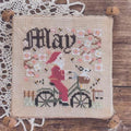 Fairy Wool in the Wood "May - Twelve Months Of Christmas" Cross Stitch Pattern, - Pattern Only