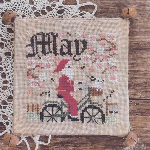 Fairy Wool in the Wood "May - Twelve Months Of Christmas" Cross Stitch Pattern, - Pattern Only