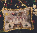 HOMESPUN ELEGANCE "Snowman Lookout ~ 2023 Snowman Ornament" Counted Cross Stitch Pattern, Pattern Only