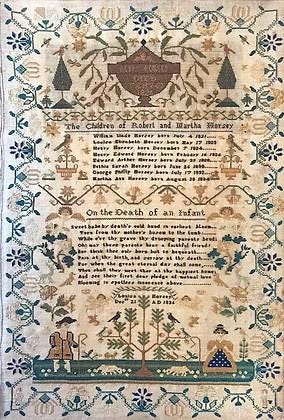 SHAKESPEARE'S PEDDLER "Louisa Horsey 1836" Counted Cross Stitch Pattern, Reproduction Sampler, by Theresa Venette, Pattern Only