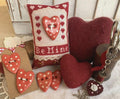 ROVARIS ~ "Be Mine Little Cushion Kit" Counted Cross Stitch Pattern + KIT, Handmade from Samone, Italy