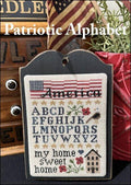 The SCARLETT HOUSE "Patriotic Alphabet"  Counted Cross Stitch Pattern  Chart, Pattern Only