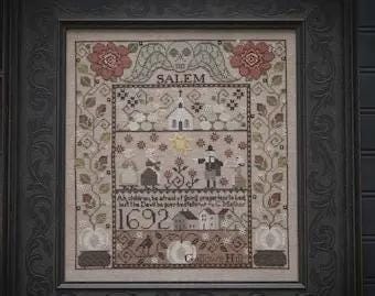 PLUM STREET SAMPLERS "Salem Sampler"  Counted Cross Stitch Pattern  Rhode-Island Sampler-Inspired Series, Pattern Only