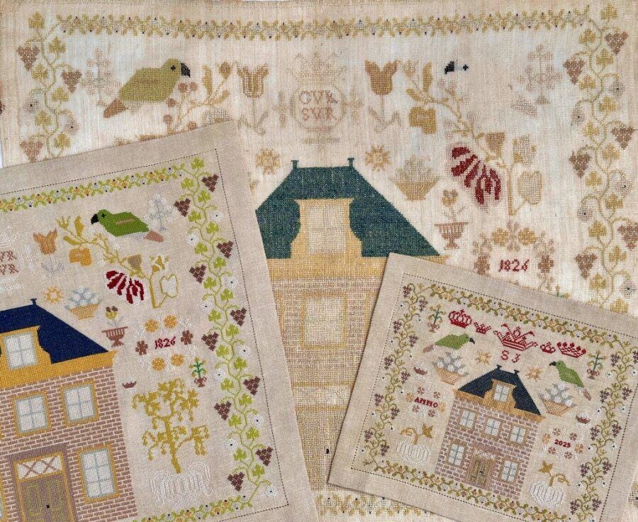 ATELIER SOED IDEE "Big House Anno 1826" Counted Cross Stitch Pattern, Sampler, Chart, Booklet Only