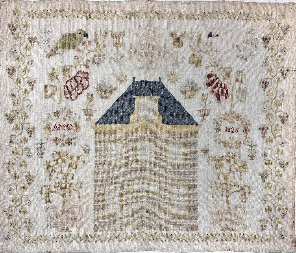 ATELIER SOED IDEE "Big House Anno 1826" Counted Cross Stitch Pattern, Sampler, Chart, Booklet Only