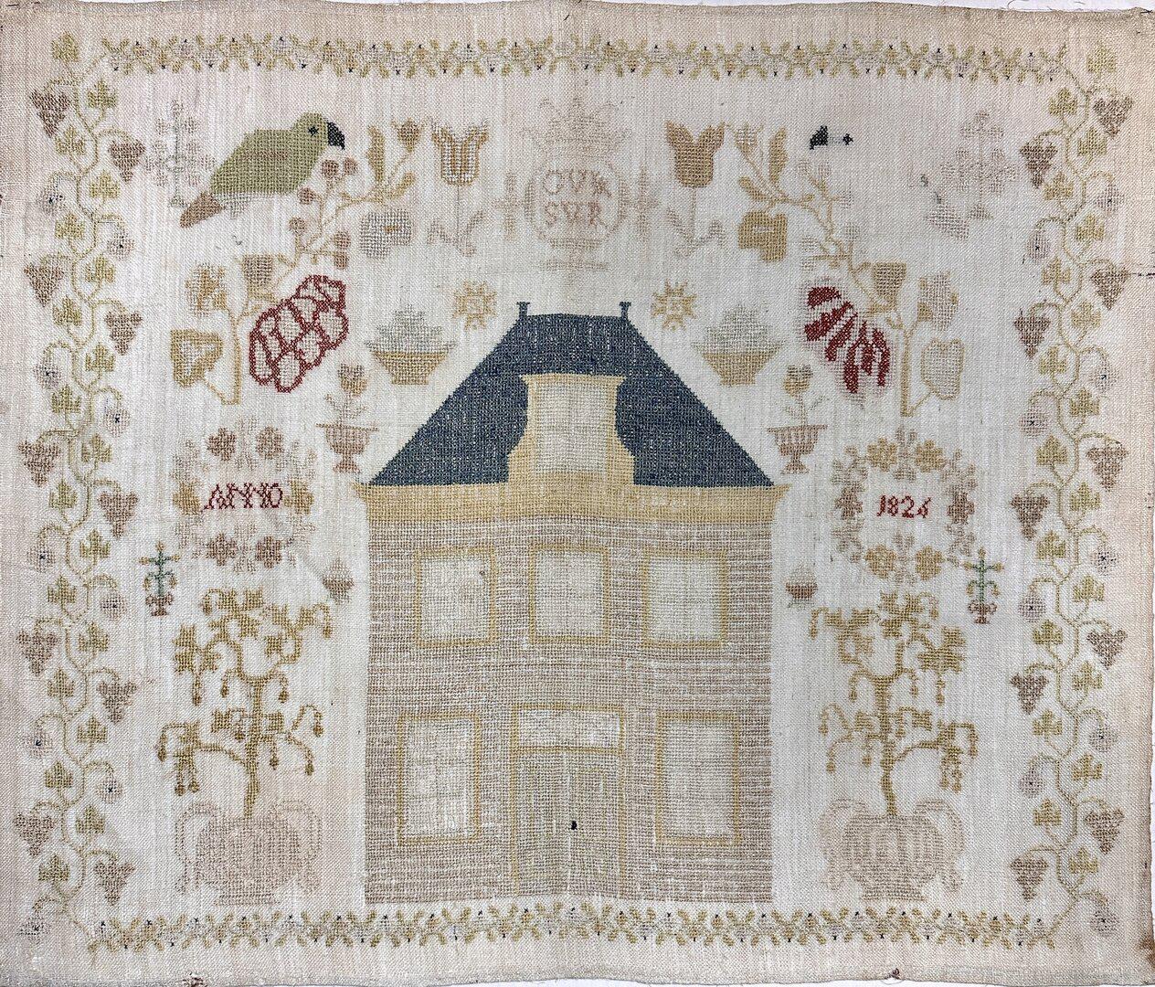 ATELIER SOED IDEE "Big House Anno 1826" Counted Cross Stitch Pattern, Sampler, Chart, Booklet Only
