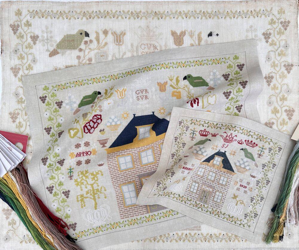 ATELIER SOED IDEE "Big House Anno 1826" Counted Cross Stitch Pattern, Sampler, Chart, Booklet Only