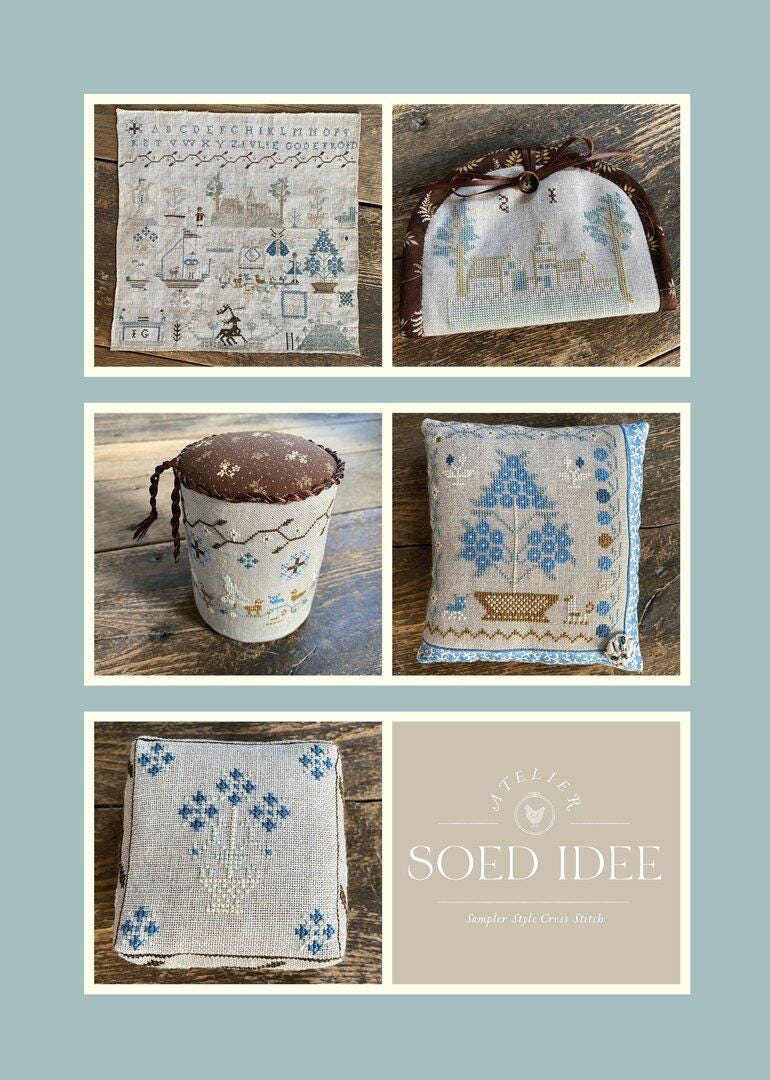 ATELIER SOED IDEE "Ivlie Godefroid" Counted Cross Stitch Pattern, Sampler, Chart, Booklet Only