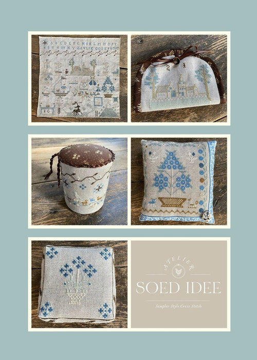 ATELIER SOED IDEE "Ivlie Godefroid" Counted Cross Stitch Pattern, Sampler, Chart, Booklet Only