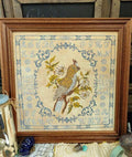 QUAINT ROSE NEEDLEARTS "Something Blue" Counted Cross Stitch Pattern, Sampler, Chart, Pattern Only