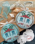 HANDS ON DESIGN "Toes In The Sand", Counted Cross Stitch Pattern, Chart, Pattern Only