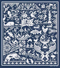 LONG DOG SAMPLERS "Fisherman's Friends"  Counted Cross Stitch Pattern  Sampler, Chart, Pattern Only