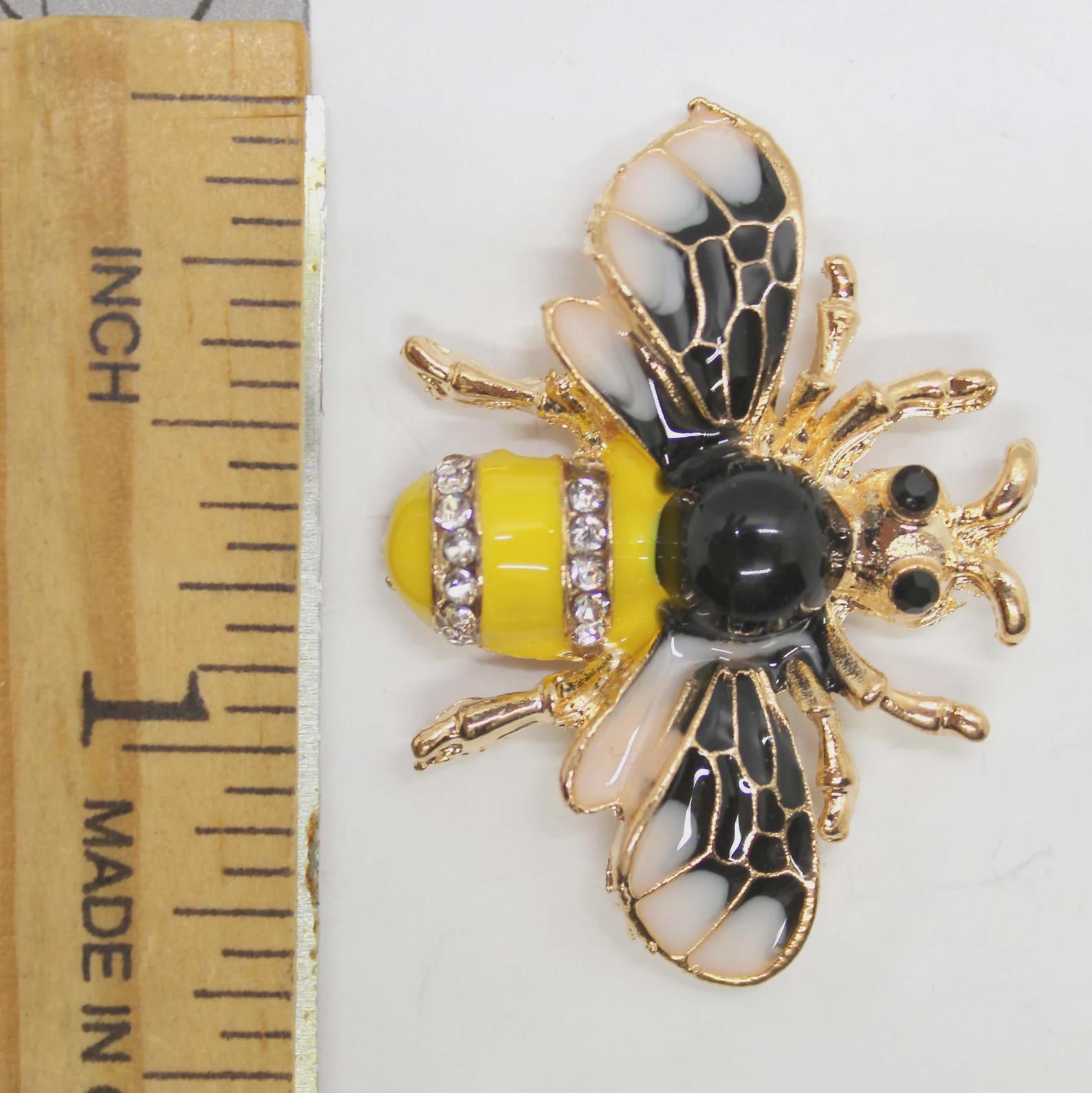 Kelly Clark Studio ~ Bumble Bee Needle Minder, Needle Dock, Canvas Magnet, Needle Garage, Needleminder