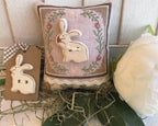 ROVARIS ~ "Rabbit Spring Ornament Little Cushion Kit" Counted Cross Stitch Pattern + KIT, Handmade from Samone, Italy
