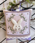 ROVARIS ~ "Rabbit Head Ornament Cross Stitch Kit" Counted Cross Stitch Pattern + KIT, Handmade from Samone, Italy
