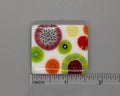 BEAU VERRE ART "Assorted Fruit Fused Glass Needle Minder"  Magnet  Needleminder  One-of-a-Kind  Handcrafted 5873