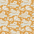 TILDA FABRIC ~ BUMBLEBEE Collection 2014 by Tone Finnanger - Sunny Park Golden (oop) - 100% Cotton. Approx. Size: 19" x 20"