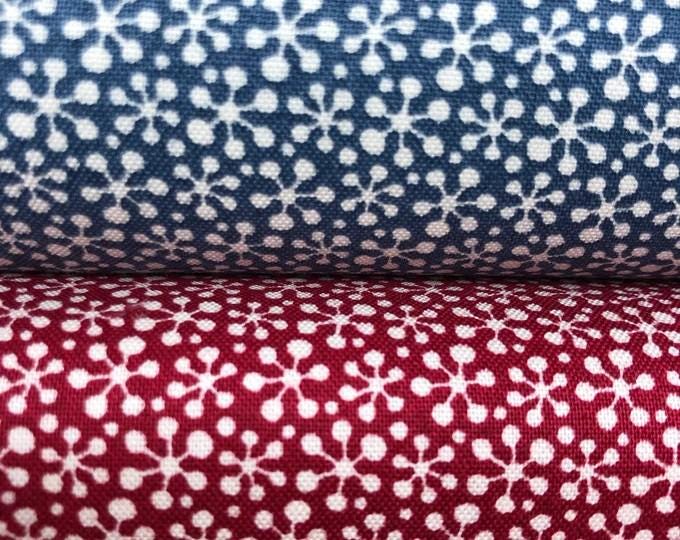TILDA ~ Limited Edition Collection by Tone Finnanger - Pollen Red (oop) - 100% Cotton. Approx. Size: 20"x42"