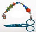 Kelly Clark Studio ~ Hoot Owl Scissor Fob, Scissor Find, Lanyard Fob, Keyfob, Purse Fob