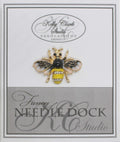 Kelly Clark Studio ~ Bumble Bee Needle Minder, Needle Dock, Canvas Magnet, Needle Garage, Needleminder