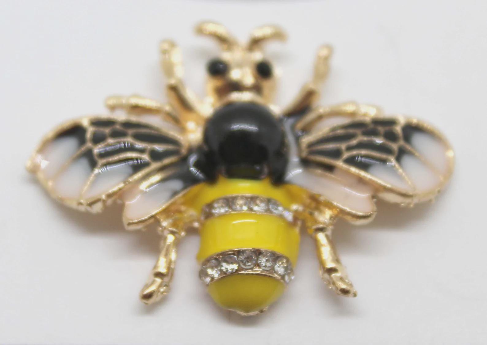 Kelly Clark Studio ~ Bumble Bee Needle Minder, Needle Dock, Canvas Magnet, Needle Garage, Needleminder