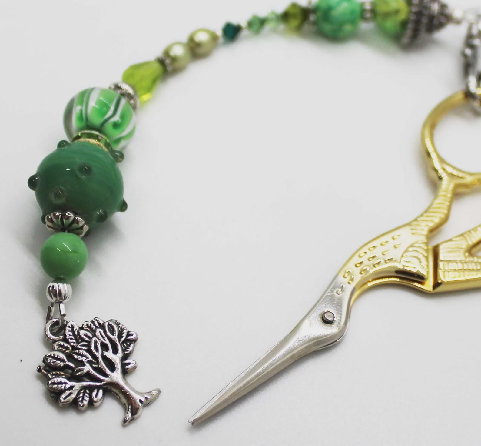 Kelly Clark Studio ~ Tree of Life Scissor Fob, Scissor Find, Lanyard Fob, Keyfob, Purse Fob, Key Chain Charm