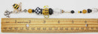 Kelly Clark Studio ~ Honey Bee Scissor Fob, Scissor Find, Lanyard Fob, Key Fob, Purse Fob, Key Chain Charm