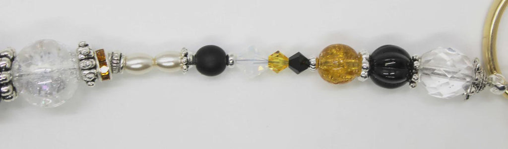 Kelly Clark Studio ~ Honey Bee Scissor Fob, Scissor Find, Lanyard Fob, Key Fob, Purse Fob, Key Chain Charm