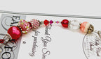 Kelly Clark Studio ~ Valentine Angel Scissor Fob, Scissor Find, Lanyard Fob, Key Fob, Purse Fob, Key Chain Charm.