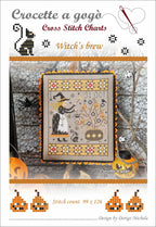 Crocette A Gogo  "Witch's Brew"  Counted Cross Stitch Chart  Halloween  Pattern Only