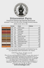 Teresa Kogut Creative Whims "Bittersweet Farm" Counted Cross Stitch Pattern, Chart, Pattern Only