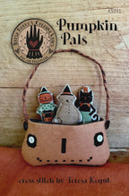 Teresa Kogut Creative Whims "Pumpkin Pals" Counted Cross Stitch Pattern, Chart, Pattern Only