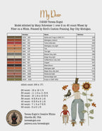 Teresa Kogut Creative Whims "My Dear" Counted Cross Stitch Pattern, Autumn, Chart, Pattern Only